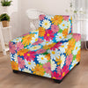 Daisy Pattern Print Design DS05 Armchair Slipcover