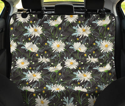 Daisy Pattern Print Design DS08 Rear Dog  Seat Cover