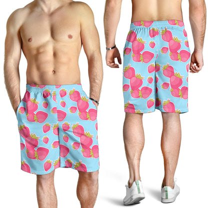 Strawberry Pattern Print Design SB04 Mens Shorts