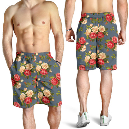 Rose Pattern Print Design RO017 Mens Shorts