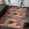 Cupcake Pattern Print Design CP01 Area Rugs