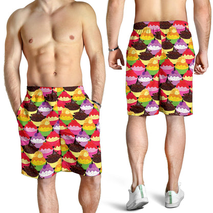 Cupcake Pattern Print Design CP02 Mens Shorts