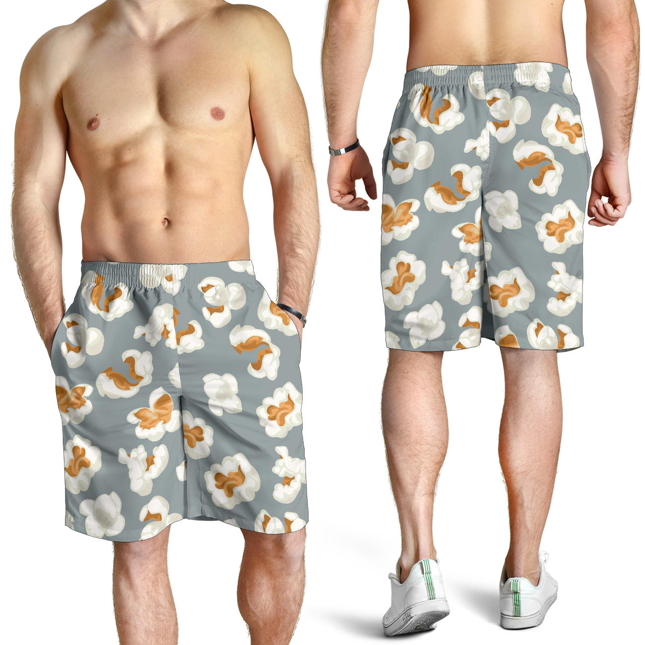 Popcorn Pattern Print Design A05 Mens Shorts