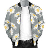 Daisy Pattern Print Design DS09 Men Bomber Jacket