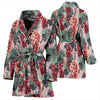 Grape Pattern Print Design GP01 Women Bathrobe