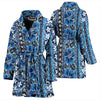 Hawaiian Themed Pattern Print Design H012 Women Bathrobe