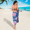 Camellia Pattern Print Design CM05 Sarong Pareo Wrap