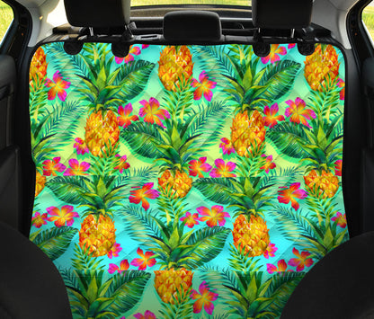 Pineapple Pattern Print Design PP010 Rear Dog  Seat Cover