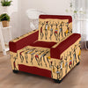 African People Armchair Slipcover