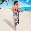 Iris Pattern Print Design IR02 Sarong Pareo Wrap