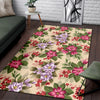 Summer Floral Pattern Print Design SF08 Area Rugs