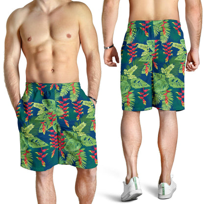 Heliconia Pattern Print Design HL08 Mens Shorts