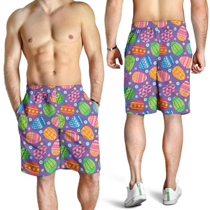 Easter Eggs Pattern Print Design RB010 Mens Shorts