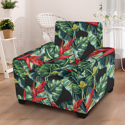 Bird Of Paradise Pattern Print Design BOP06 Armchair Slipcover