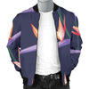 Bird Of Paradise Pattern Print Design BOP015 Men Bomber Jacket