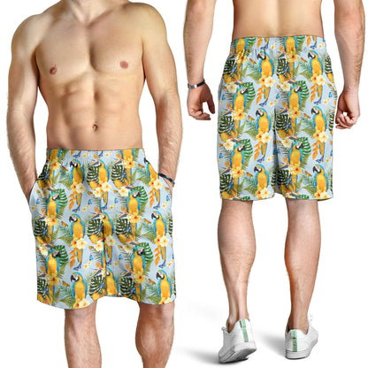 Parrot Pattern Print Design A04 Mens Shorts
