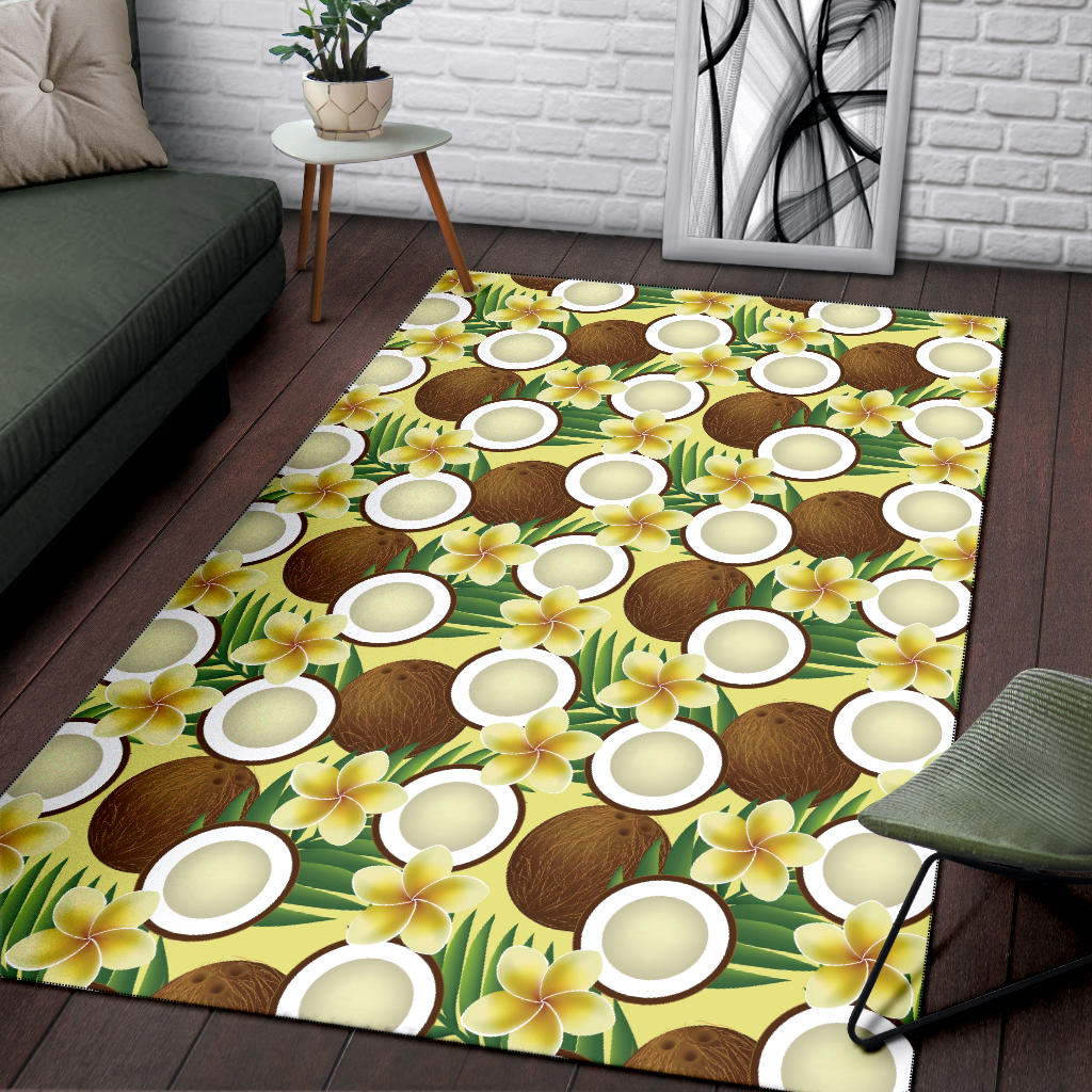 Coconut Pattern Print Design CN02 Area Rugs