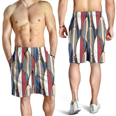 Surf board Pattern Mens Shorts