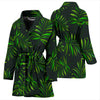 Rainforest Pattern Print Design RF03 Women Bathrobe