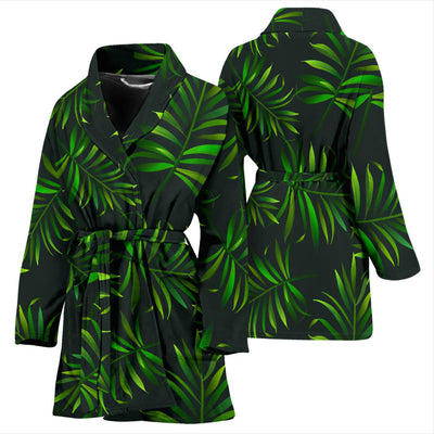 Rainforest Pattern Print Design RF03 Women Bathrobe