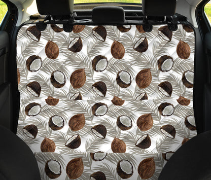 Coconut Pattern Print Design CN03 Rear Dog  Seat Cover