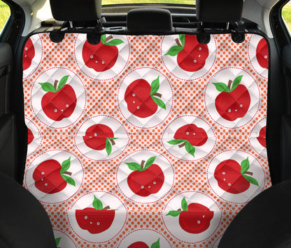 Apple Pattern Print Design AP08 Rear Dog  Seat Cover