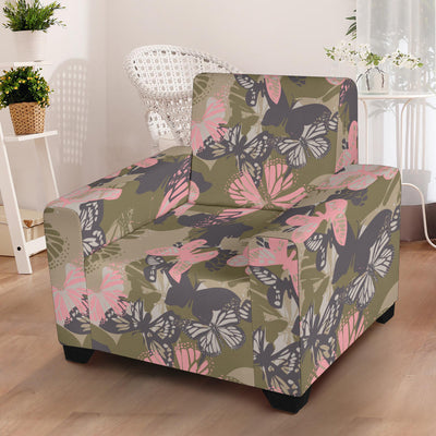 Butterfly camouflage Armchair Slipcover