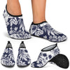 Skull Floral Beautiful Aqua Water Shoes