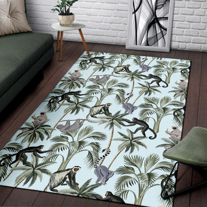 Rainforest Pattern Print Design RF04 Area Rugs