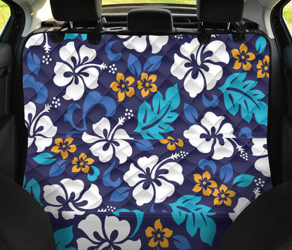 Hibiscus Pattern Print Design HB030 Rear Dog  Seat Cover
