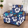 Hibiscus Pattern Print Design HB030 Armchair Slipcover