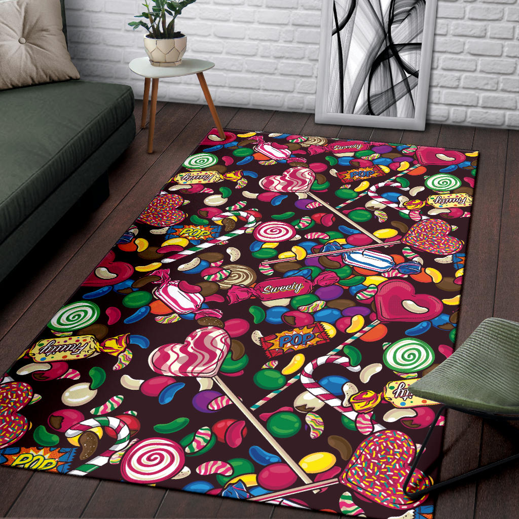 Candy Pattern Print Design CA02 Area Rugs
