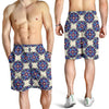 lotus Boho Pattern Print Design LO08 Mens Shorts