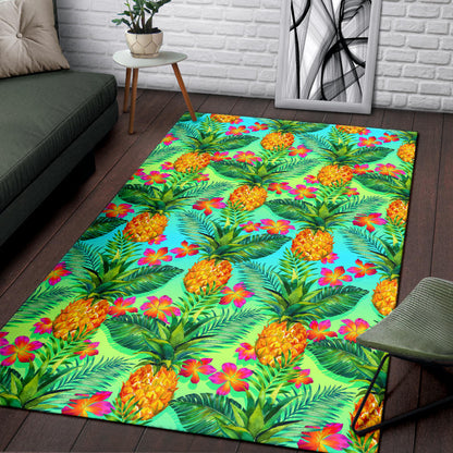 Pineapple Pattern Print Design PP010 Area Rugs