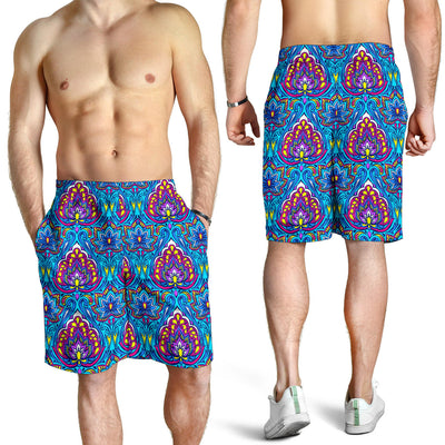 lotus Boho Pattern Print Design LO010 Mens Shorts