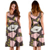 Anemone Pattern Print Design AM011 Midi Dress