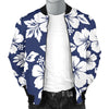 Hibiscus Pattern Print Design HB012 Men Bomber Jacket