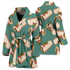 Cheesecake Pattern Print Design CK02 Women Bathrobe