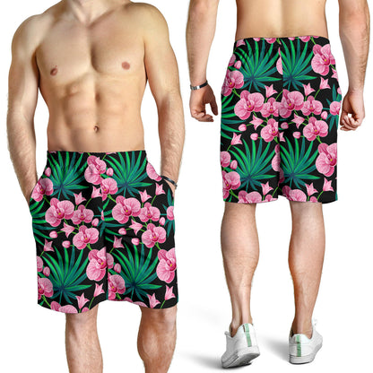 Orchid Pink Pattern Print Design OR06 Mens Shorts