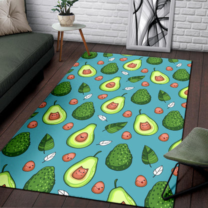 Avocado Pattern Print Design AC05 Area Rugs