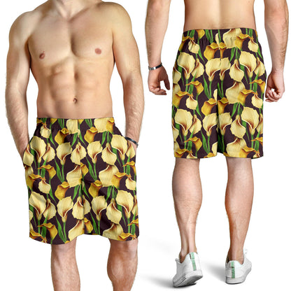 Lily Pattern Print Design LY013 Mens Shorts