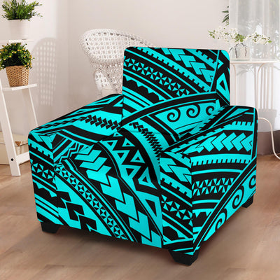 Polynesian Tribal Armchair Slipcover