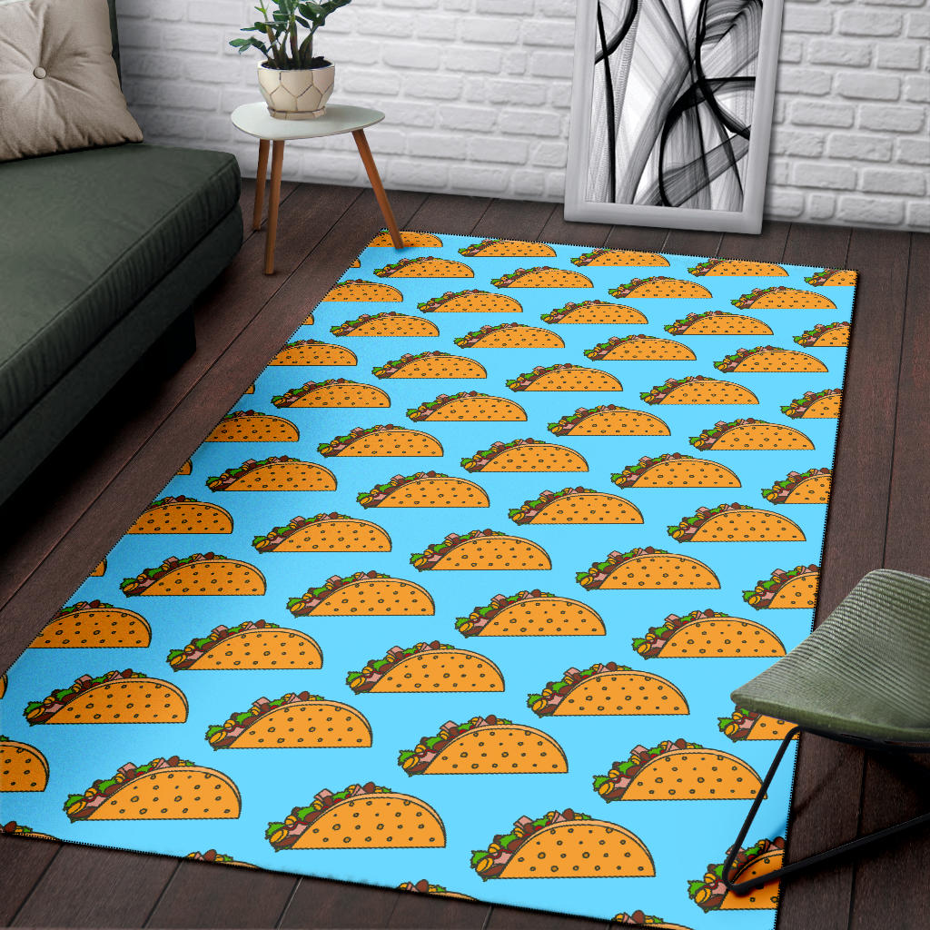 Taco Pattern Print Design TC03 Area Rugs