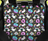 Donut Unicorn Pattern Print Design DN09 Rear Dog  Seat Cover