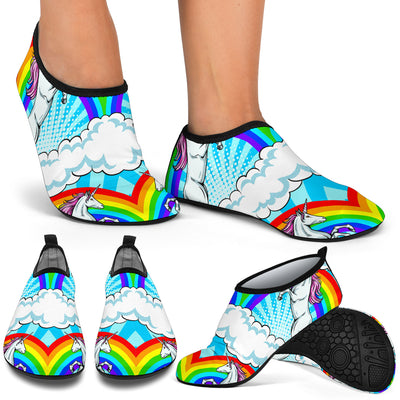 Unicorn Rainbow Aqua Water Shoes