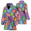 Easter Eggs Pattern Print Design RB010 Women Bathrobe