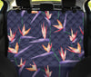 Bird Of Paradise Pattern Print Design BOP015 Rear Dog  Seat Cover