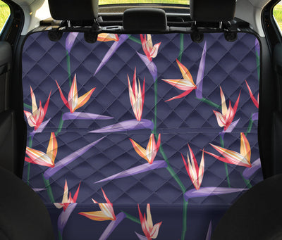 Bird Of Paradise Pattern Print Design BOP015 Rear Dog  Seat Cover