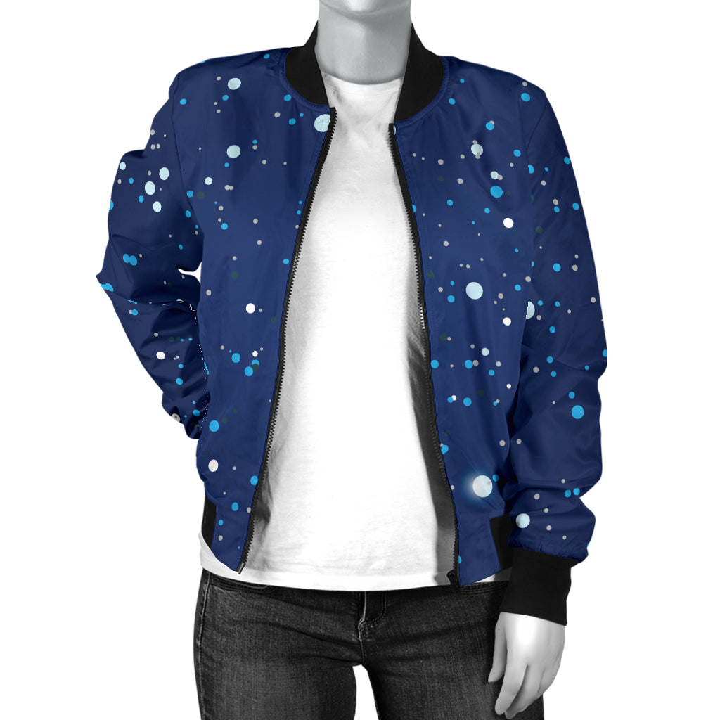 Night sky Pattern Print Design A03 Women's Bomber Jacket