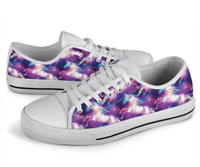 Unicorn Dream White Bottom Low Top Shoes